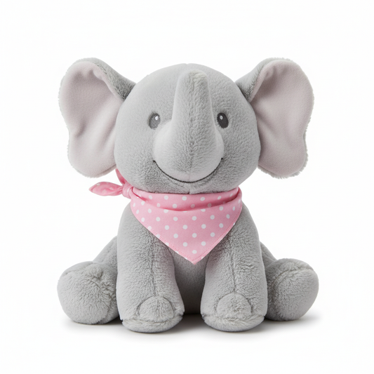 Elephant with Pink Bandana 1