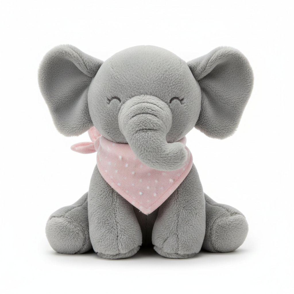 Elephant with Pink Bandana 2